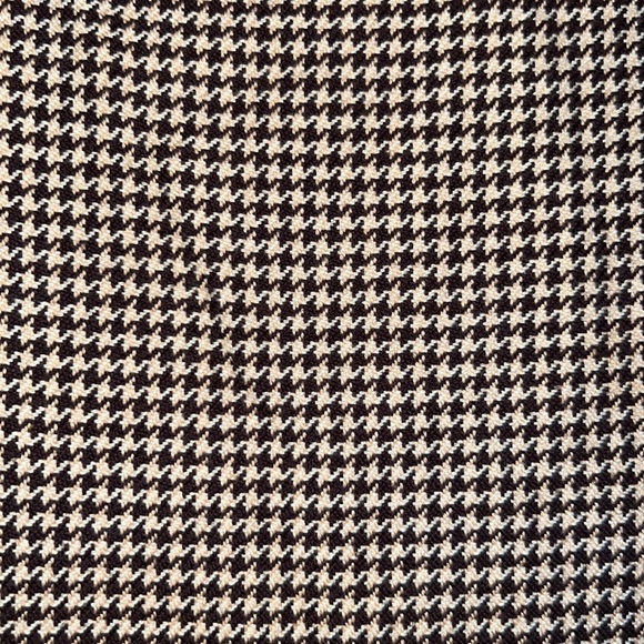 Ralph Lauren Collection Purple Label Cotton & Cashmere Blend Houndstooth Skirt - Picture 13 of 14